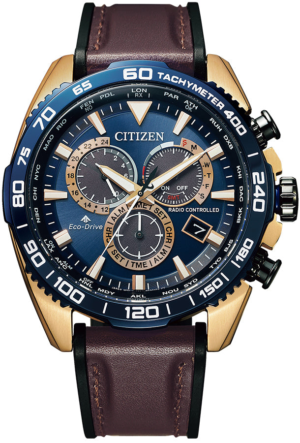 CITIZEN PROMASTER Land CB5039-11L Blue Eco-Drive Radio-Controlled Men's Watch product image