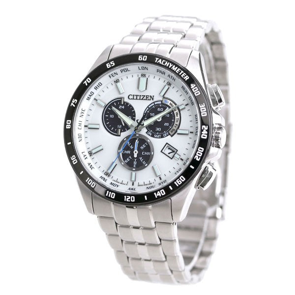 CITIZEN Collection Eco-Drive CB5874-90A White Solar Radio Men's Watch