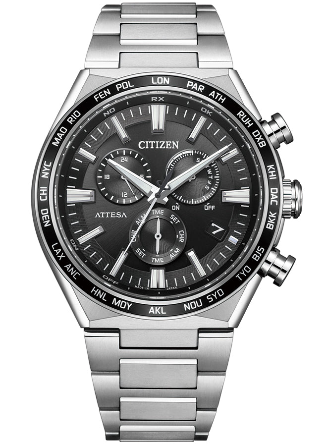 CITIZEN ATTESA ACT Line CB5966-69E Black Men's Watch