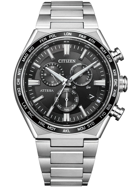 CITIZEN ATTESA ACT Line CB5966-69E Black Men's Watch