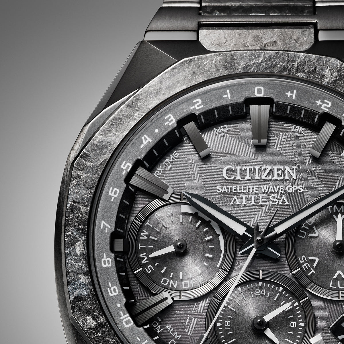 CITIZEN ATTESA CC4107-80H Gray GPS Eco-Drive Titanium Limited Men's Watch product image