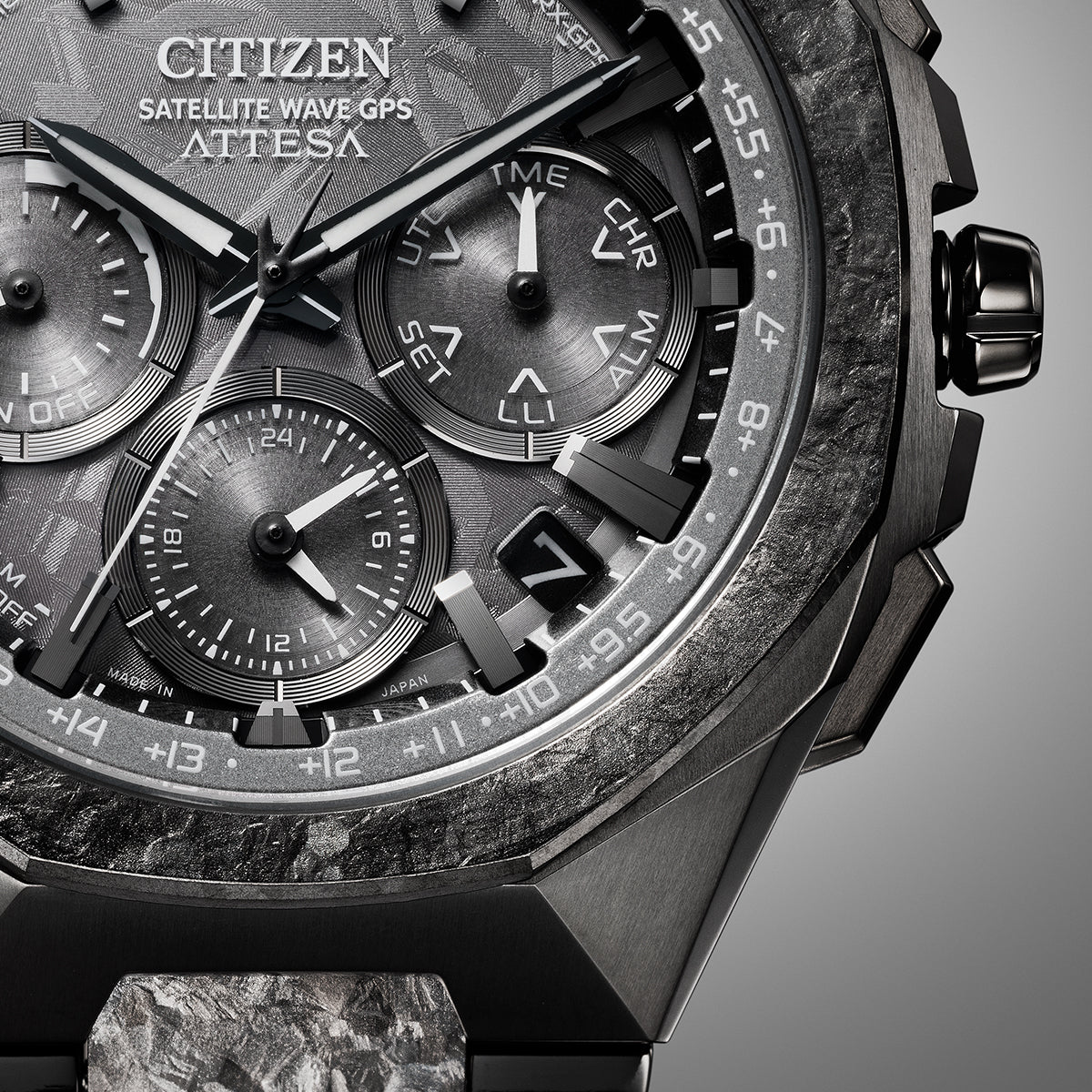 CITIZEN ATTESA CC4107-80H Gray GPS Eco-Drive Titanium Limited Men's Watch product image
