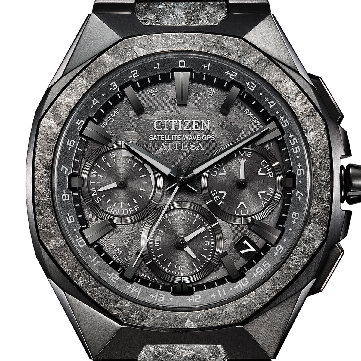 CITIZEN ATTESA CC4107-80H Gray GPS Eco-Drive Titanium Limited Men's Watch product image