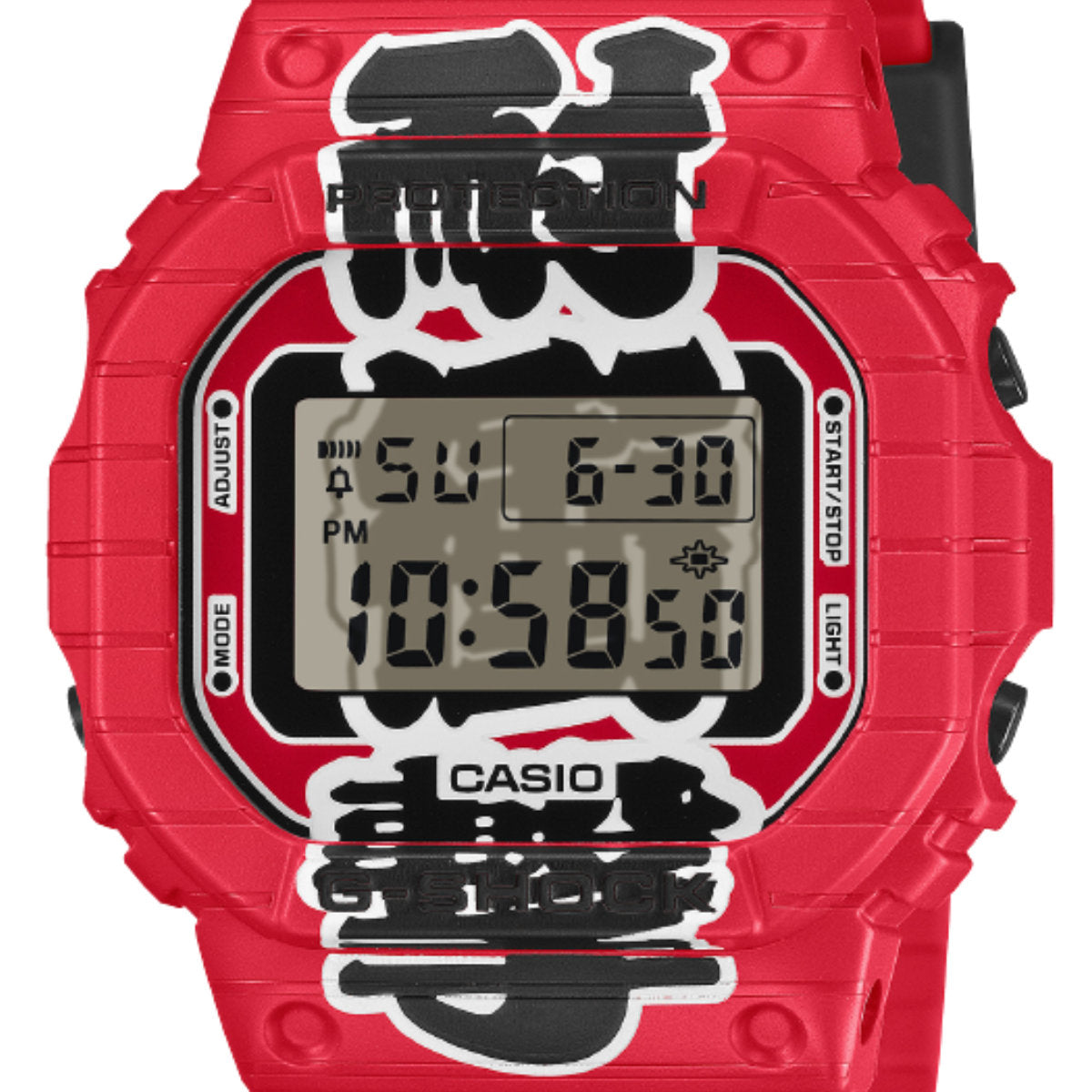 CASIO G-SHOCK DW-5600AKA-4JR Red Digital Men's Watch