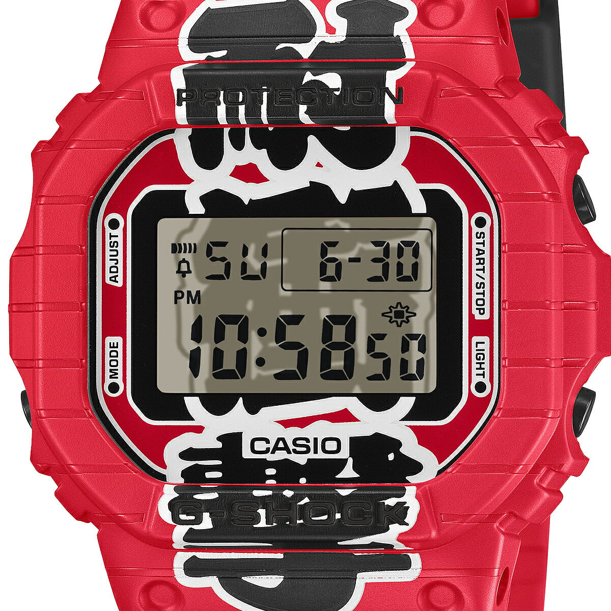 CASIO G-SHOCK DW-5600AKA-4JR Red Digital Men's Watch