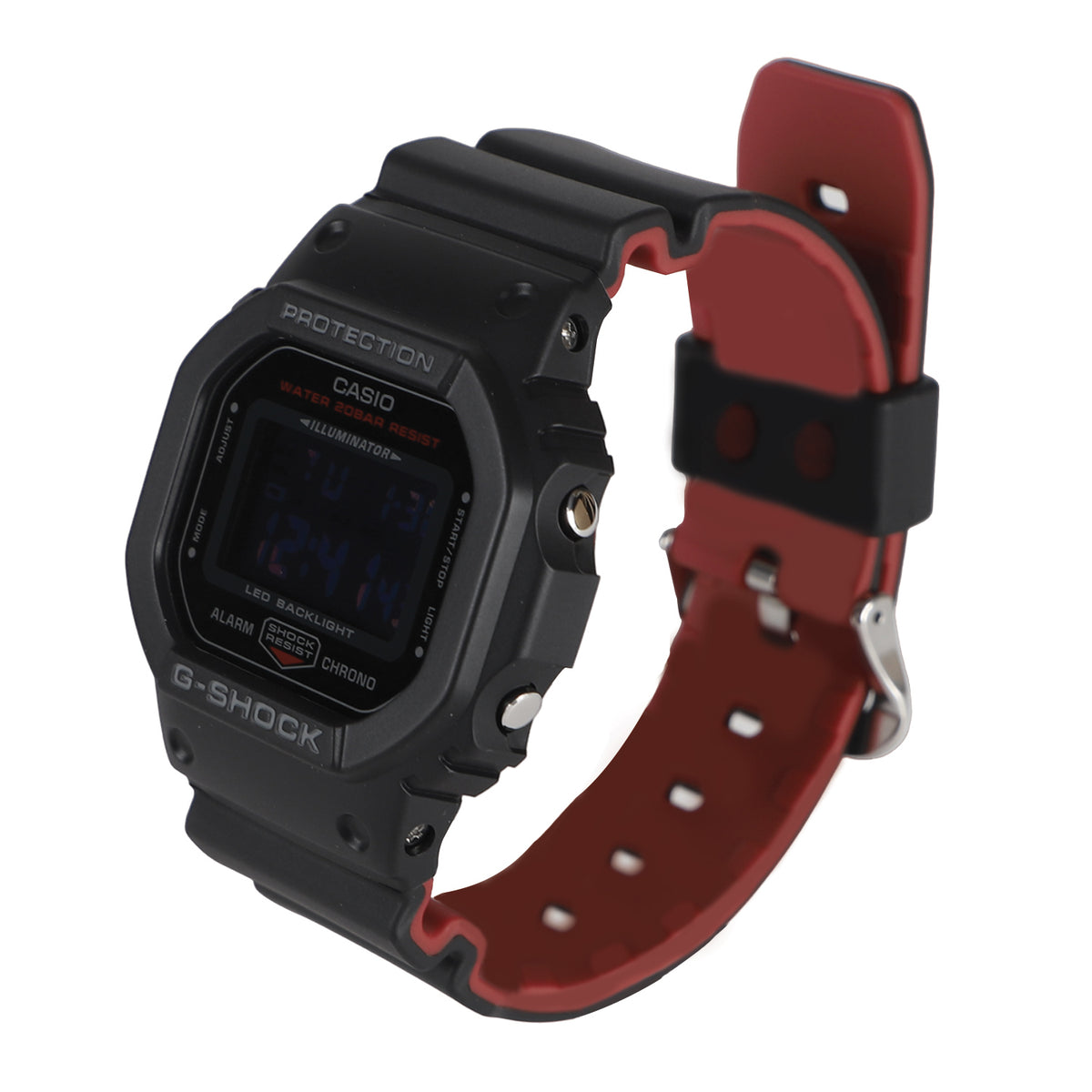 CASIO G-SHOCK DW-5600UHR-1JF Black Red Digital Men's Watch
