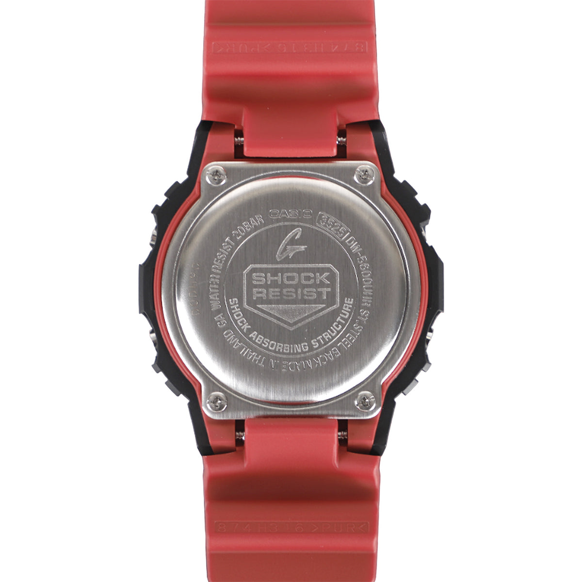 CASIO G-SHOCK DW-5600UHR-1JF Black Red Digital Men's Watch