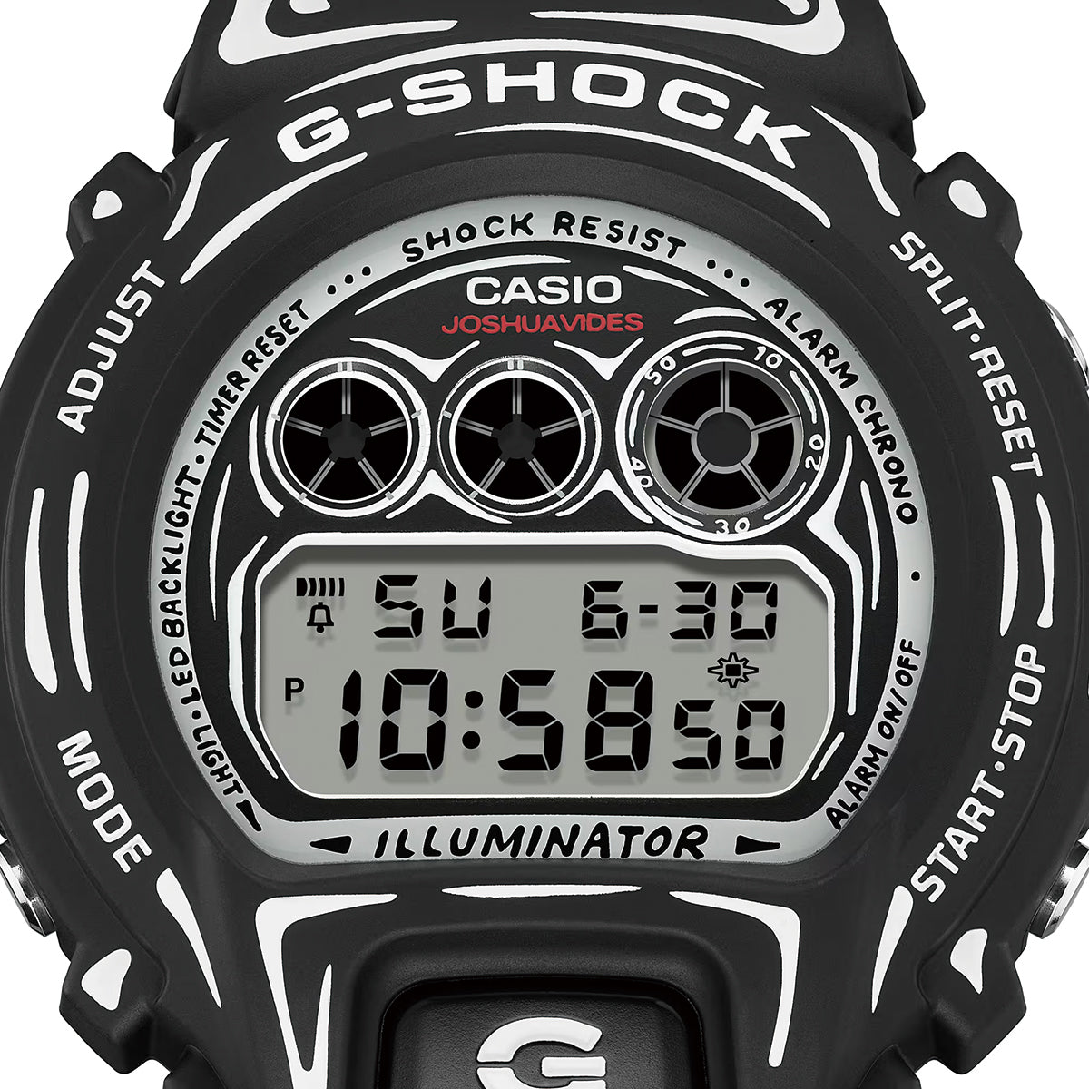 CASIO G-SHOCK DW-6900JV-1JR Black Digital Men's Watch