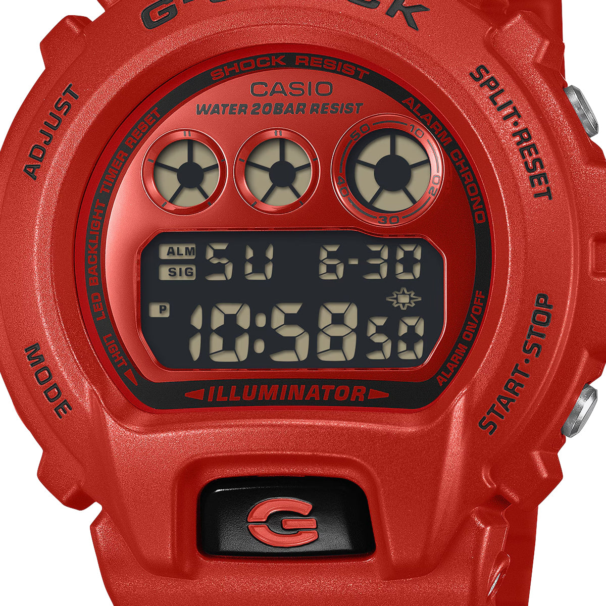 CASIO G-SHOCK DW-6900RRB-4JF ICONIC RED Limited Chrono Men's Watch