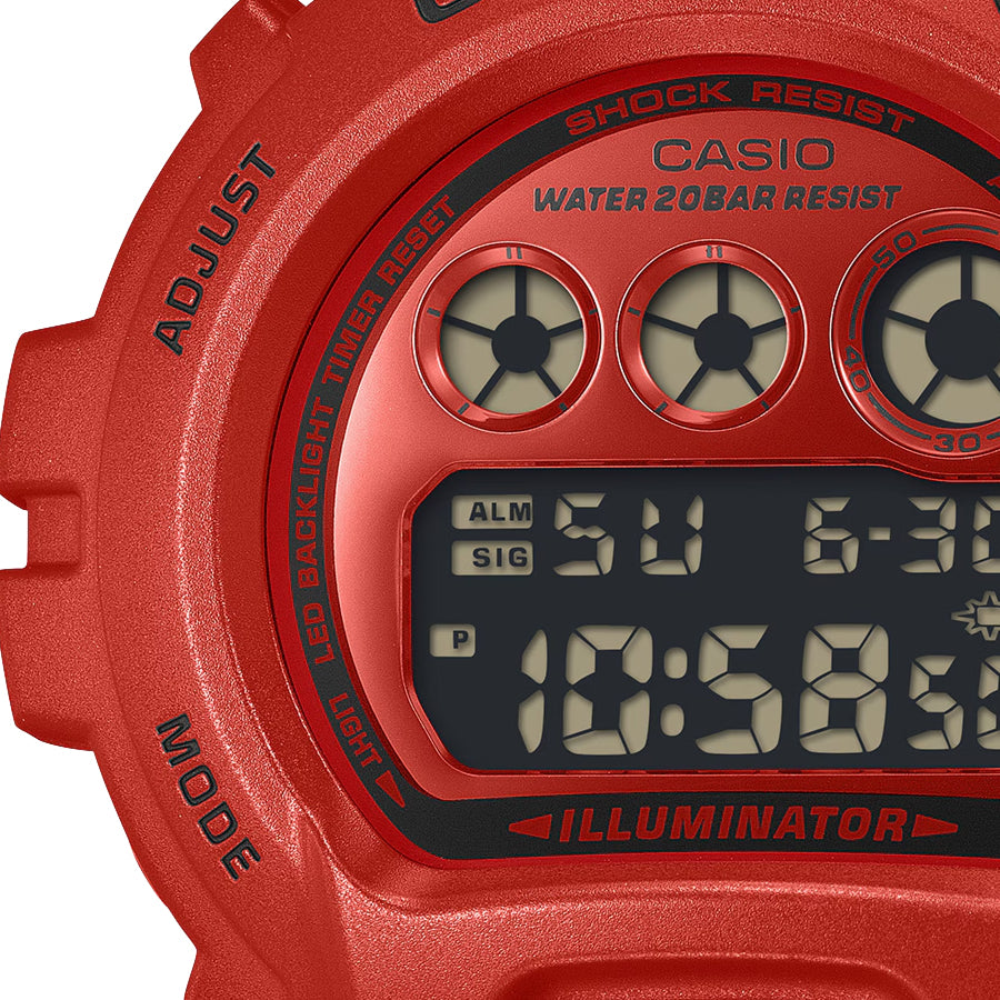 CASIO G-SHOCK DW-6900RRB-4JF ICONIC RED Limited Chrono Men's Watch