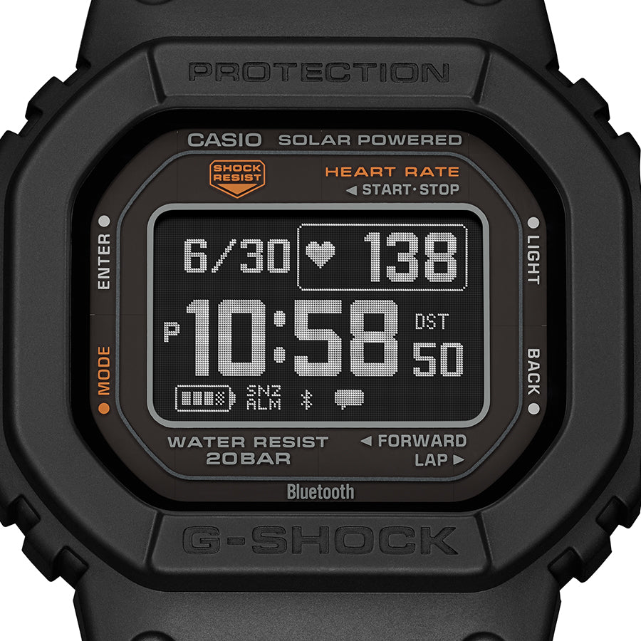 CASIO G-SHOCK DW-H5600-1JR Black G-SQUAD Sport Digital Men's Watch