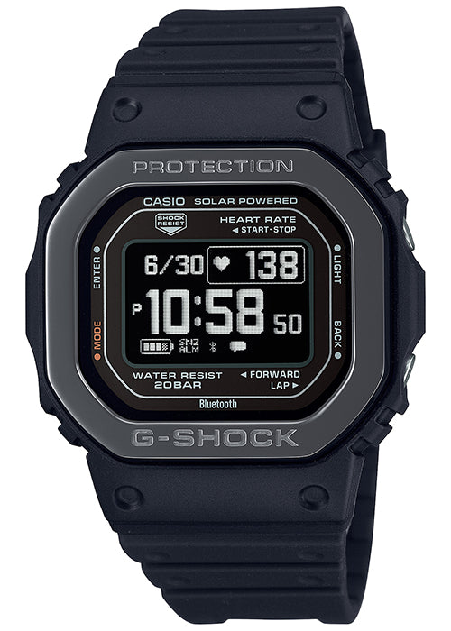 CASIO G-SHOCK DW-H5600MB-1JR Black G-SQUAD Bluetooth Men's Watch