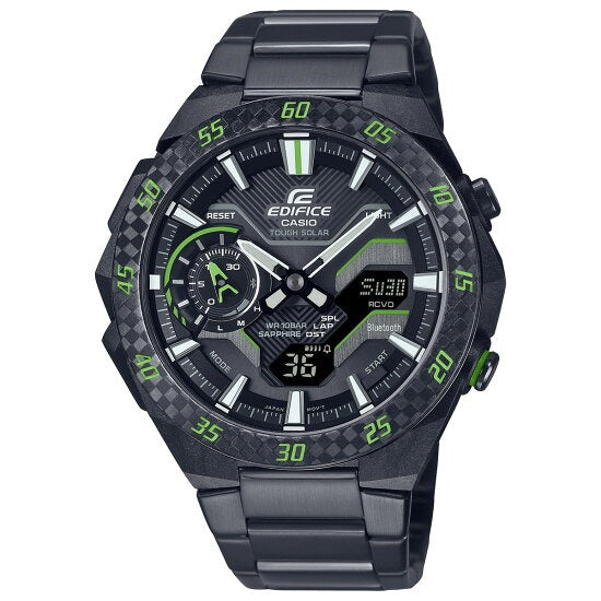 CASIO EDIFICE ECB-2200YRC-1A3JF Black Green Solar Bluetooth Men's Watch