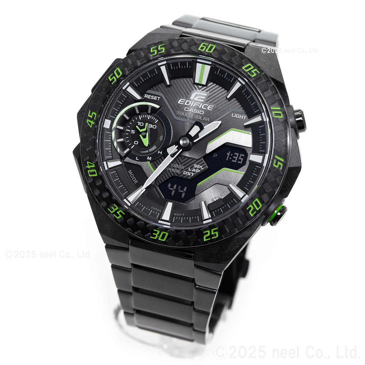 CASIO EDIFICE ECB-2200YRC-1A3JF Black Green Solar Bluetooth Men's Watch