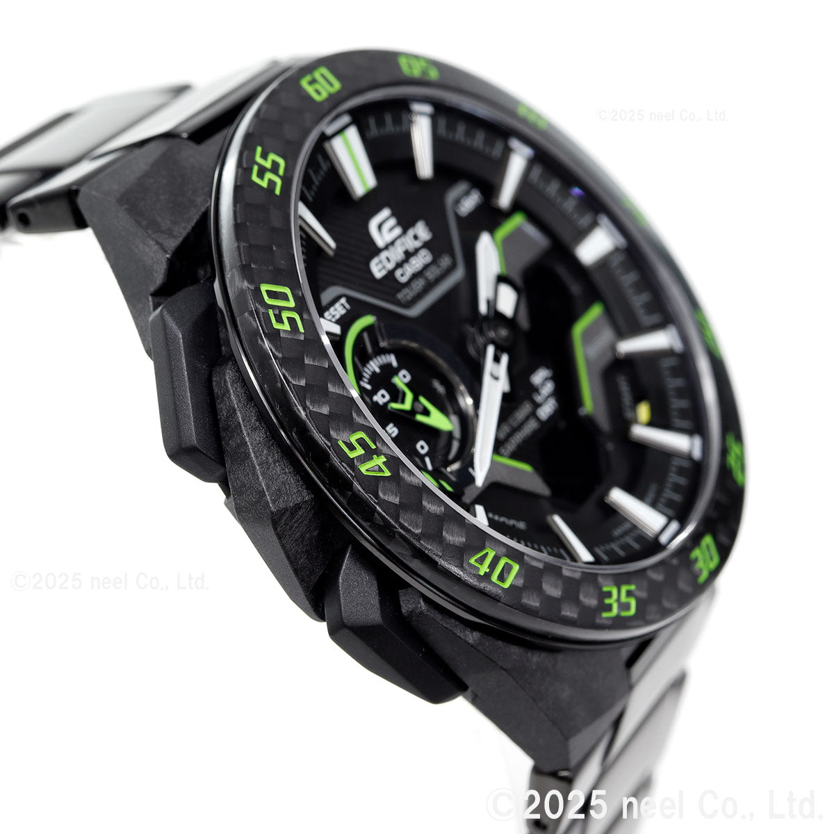 CASIO EDIFICE ECB-2200YRC-1A3JF Black Green Solar Bluetooth Men's Watch