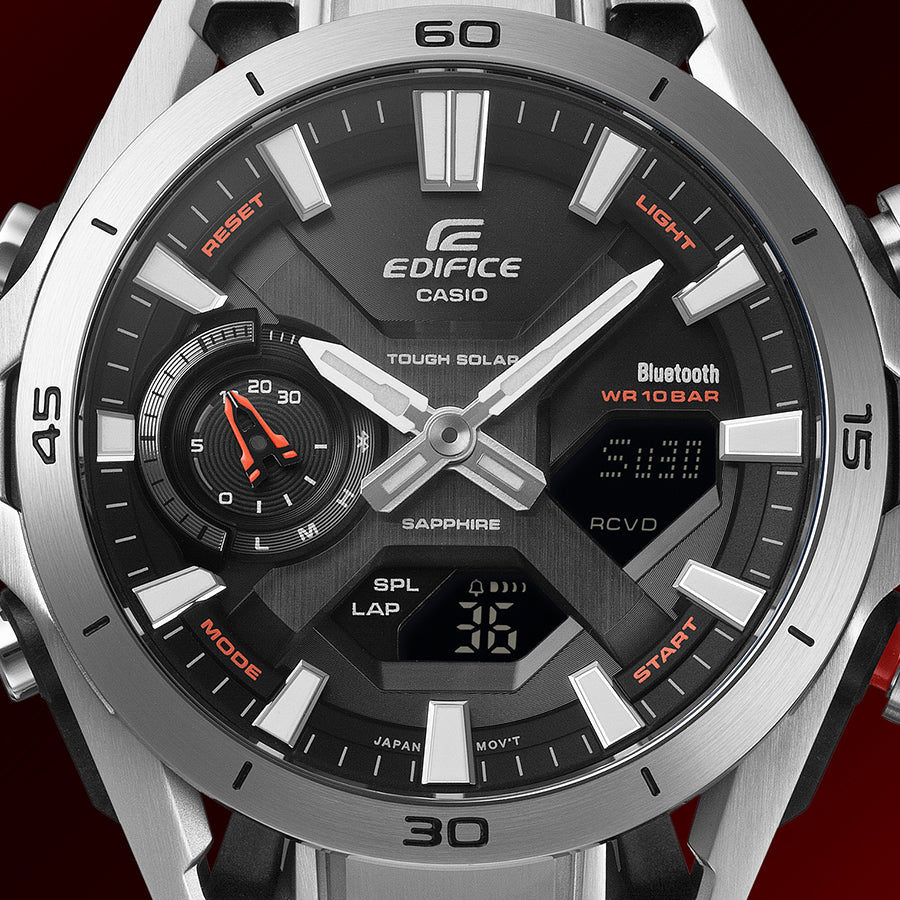 CASIO EDIFICE ECB-2300YD-1AJF Black Solar Chronograph Men's Watch product image