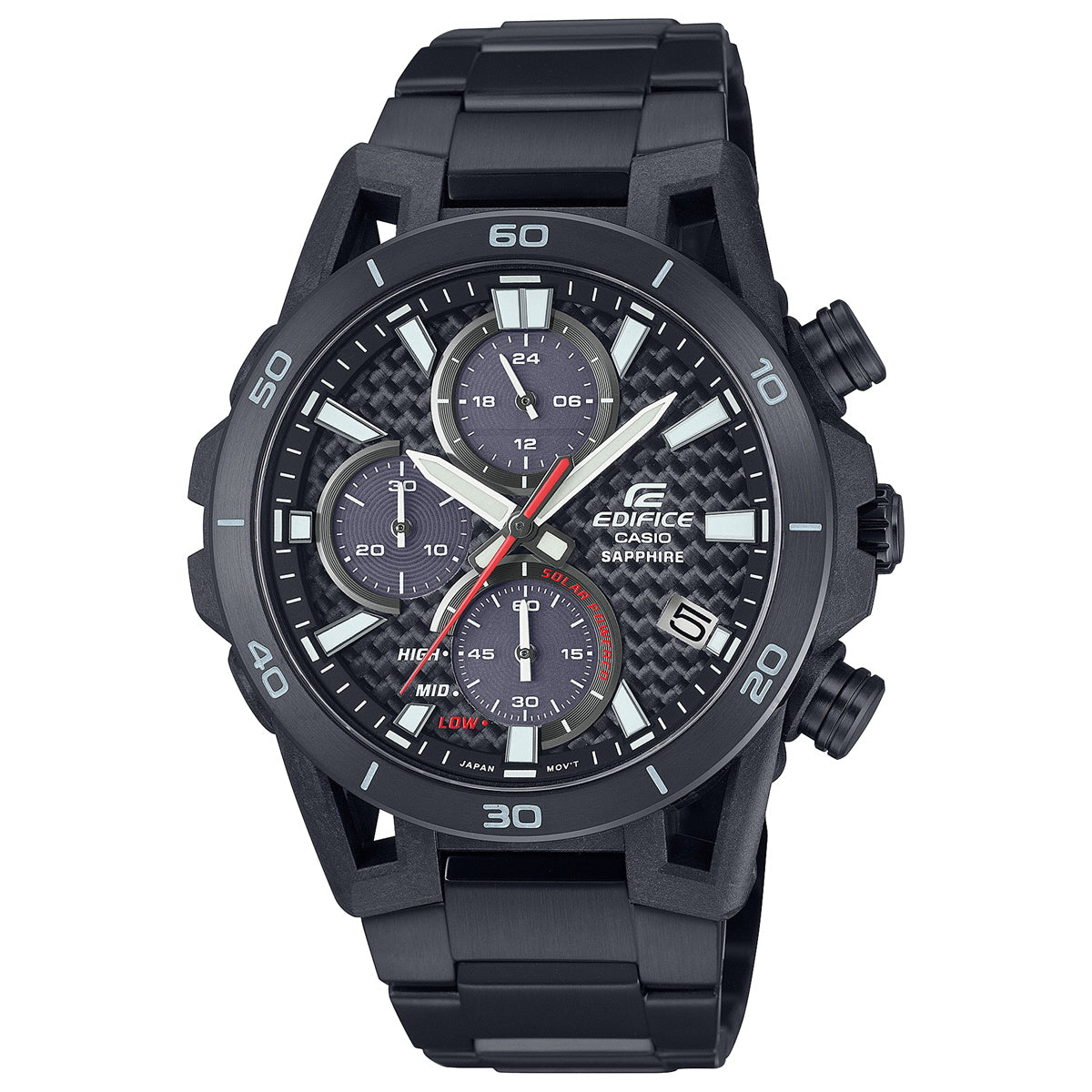 CASIO EDIFICE EFS-S640YDC-1AJF Black Carbon Solar Men's Watch
