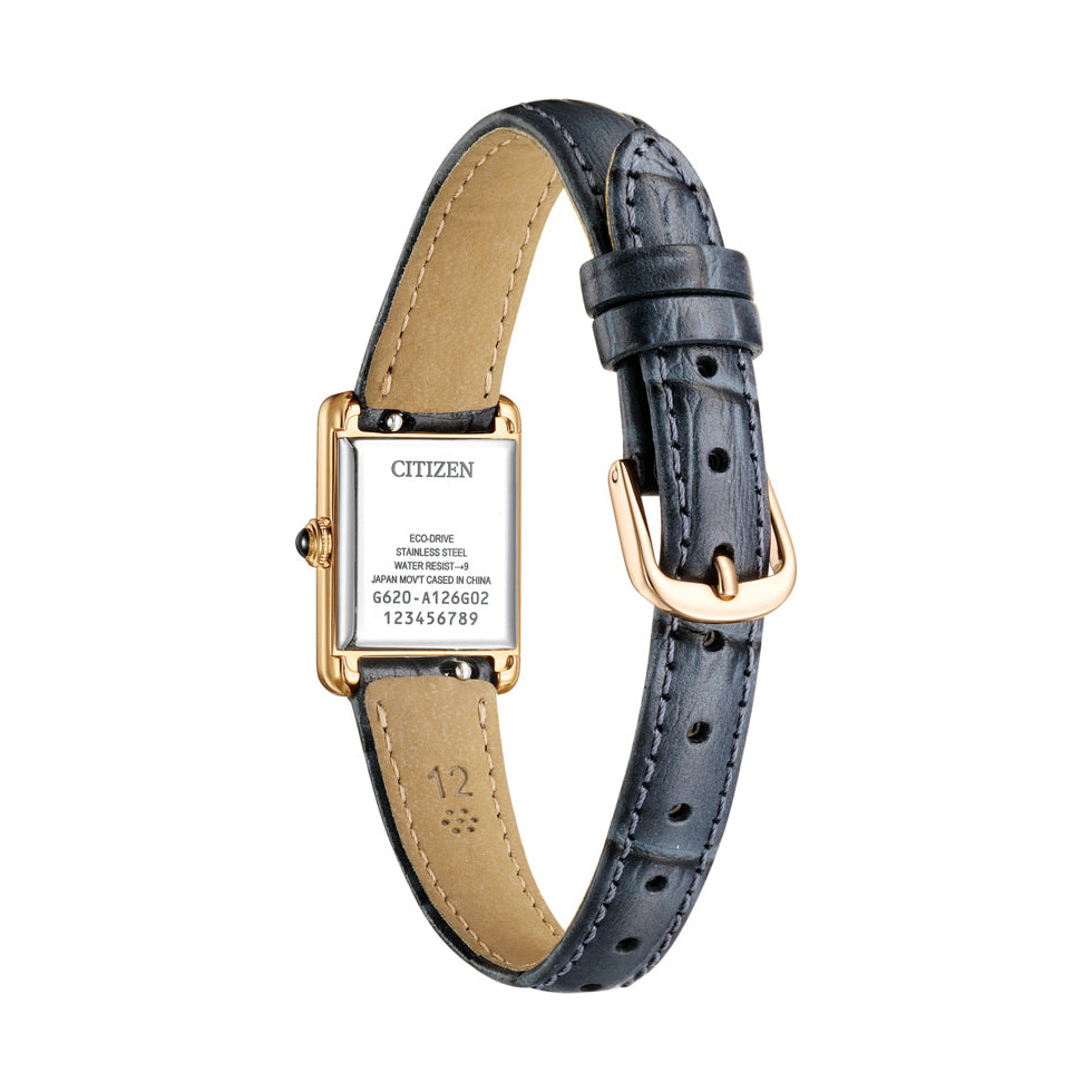 CITIZEN Kii EG2799-18W White Eco-Drive Gold Leather Women's Watch product image