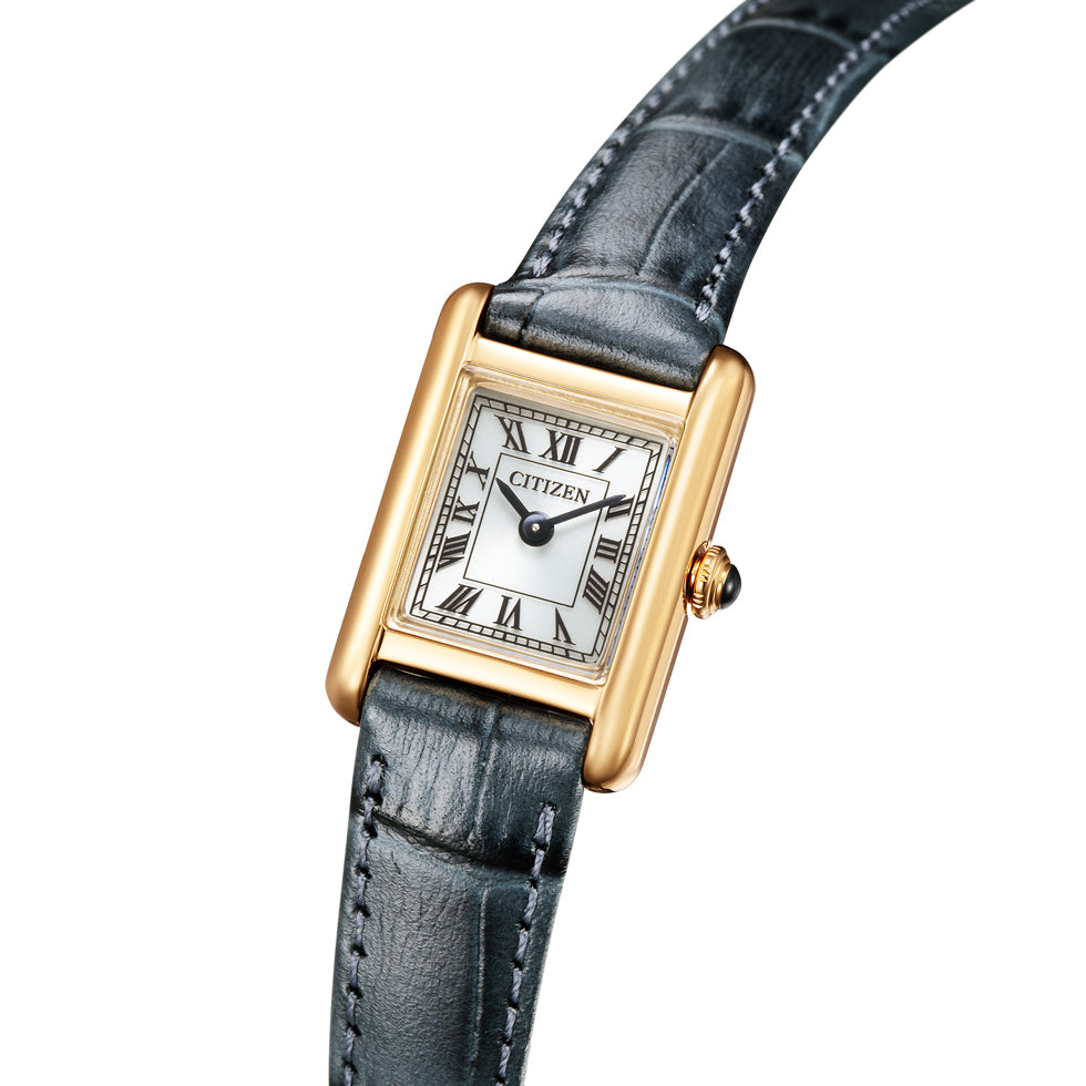 CITIZEN Kii EG2799-18W White Eco-Drive Gold Leather Women's Watch product image