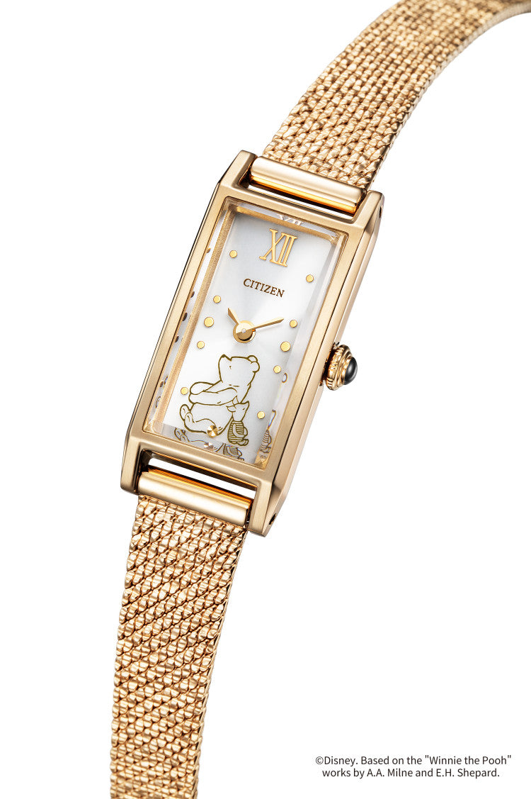 CITIZEN Kii EG7042-44W Beige Winnie the Pooh Eco-Drive Limited Women's Watch product image