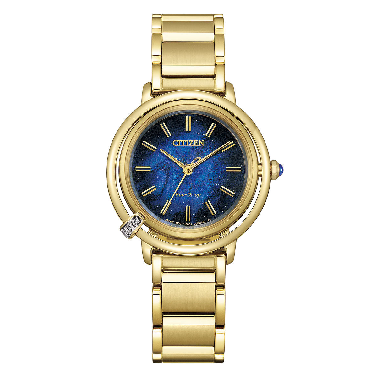 CITIZEN Eco-Drive EM1099-57L Blue Stainless Steel Women's Watch