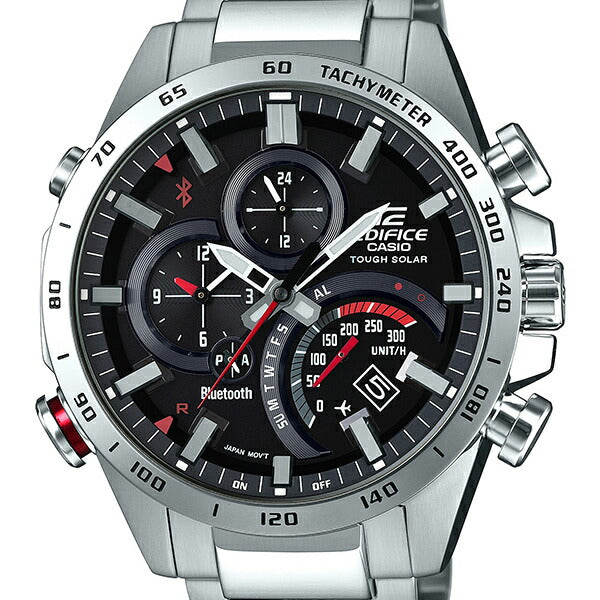 CASIO EDIFICE TIME TRAVELER EQB-501XD-1AJF Black Silver Men's Watch