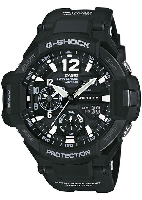 CASIO G-SHOCK GRAVITYMASTER GA-1100-1AJF Black Men's Watch