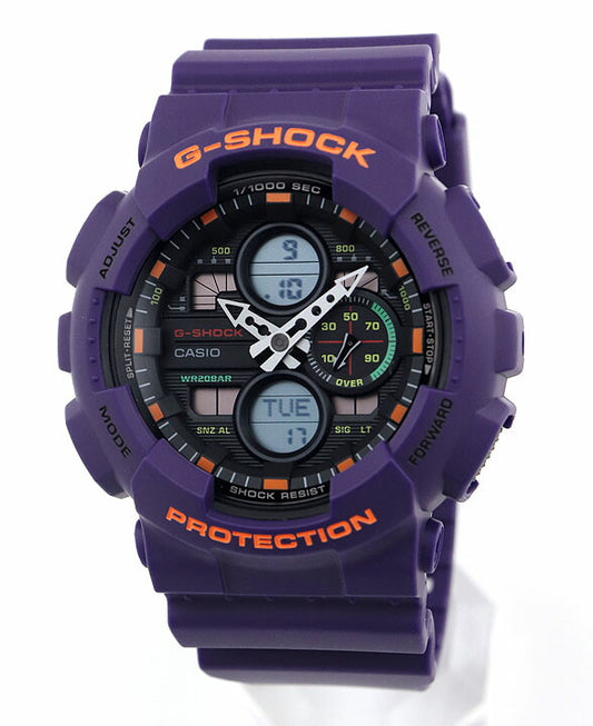 CASIO G-SHOCK GA-140-6A Purple Analog Digital Men's Watch