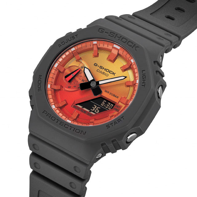 CASIO G-SHOCK GA-2100FL-8AJF Orange Ana-Digi Men's Watch