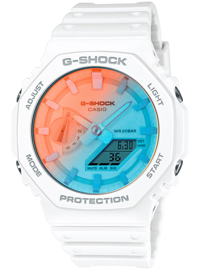 CASIO G-SHOCK GA-2100TL-7AJF Blue Orenge BEACH TIME LAPSE Men's Watch