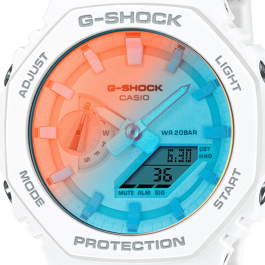 CASIO G-SHOCK GA-2100TL-7AJF Blue Orenge BEACH TIME LAPSE Men's Watch