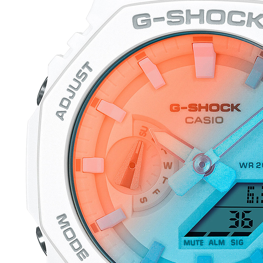 CASIO G-SHOCK GA-2100TL-7AJF Blue Orenge BEACH TIME LAPSE Men's Watch