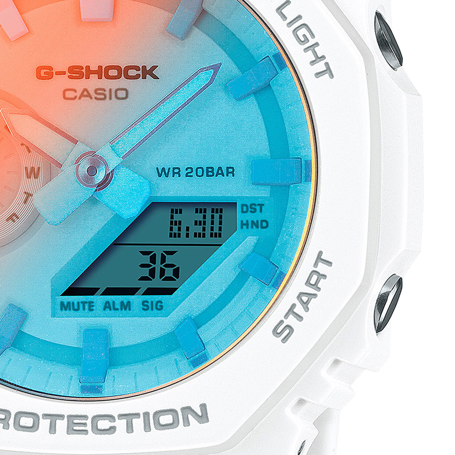 CASIO G-SHOCK GA-2100TL-7AJF Blue Orenge BEACH TIME LAPSE Men's Watch