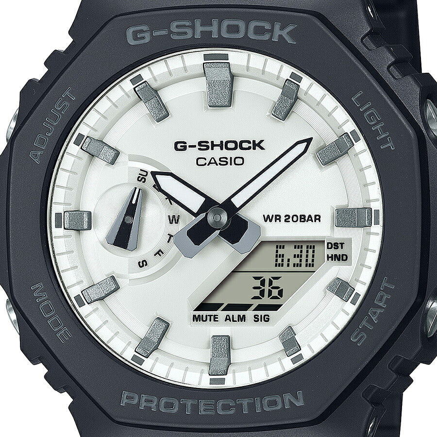 CASIO G-SHOCK GA-2100WD-1AJF White Analog Digital Men's Watch