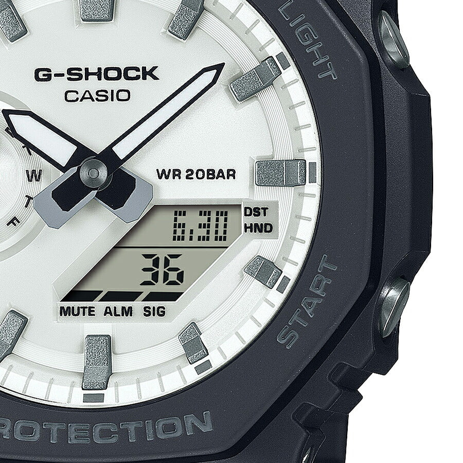 CASIO G-SHOCK GA-2100WD-1AJF White Analog Digital Men's Watch