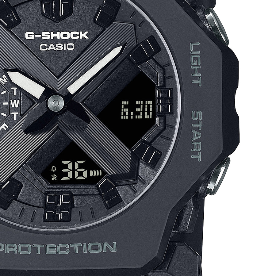 CASIO G-SHOCK GA-2300-1AJF Black Ana-Digi Unisex Watch
