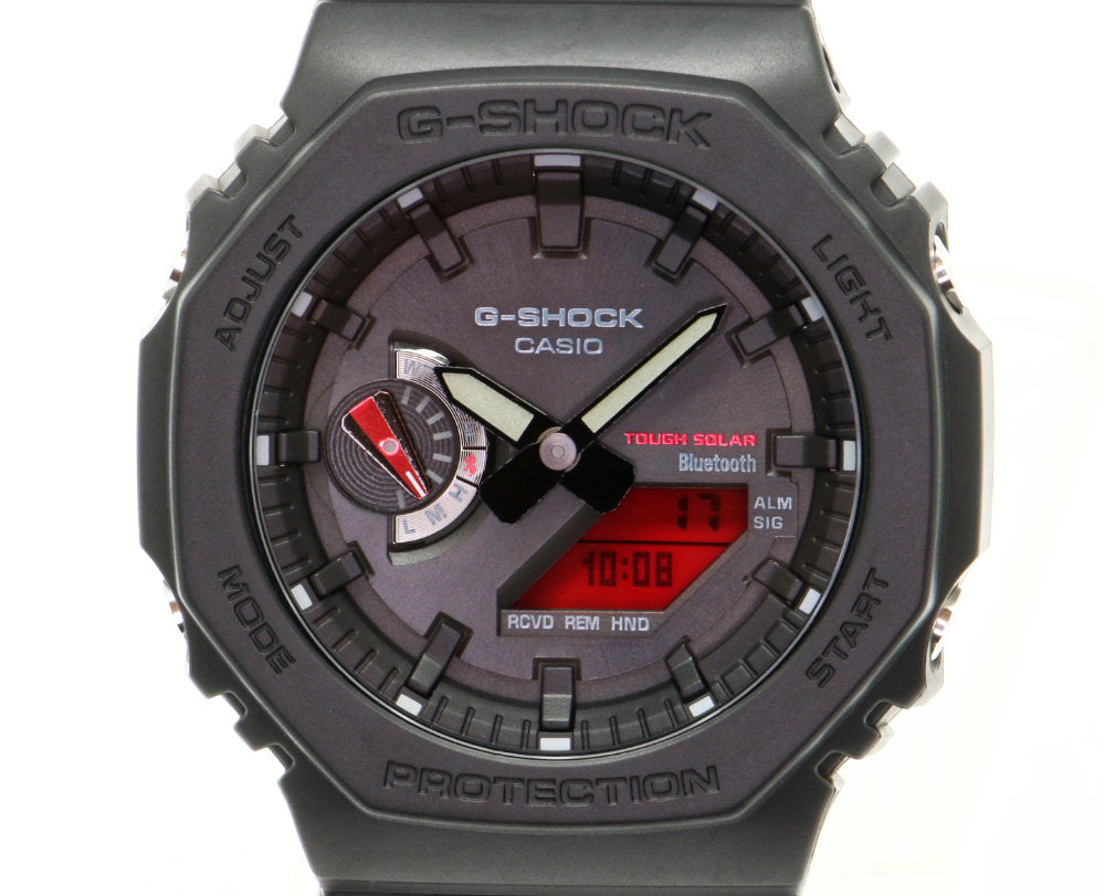 CASIO G-SHOCK GA-B2100BBR-1AJF Black Red Solar Bluetooth Men's Watch