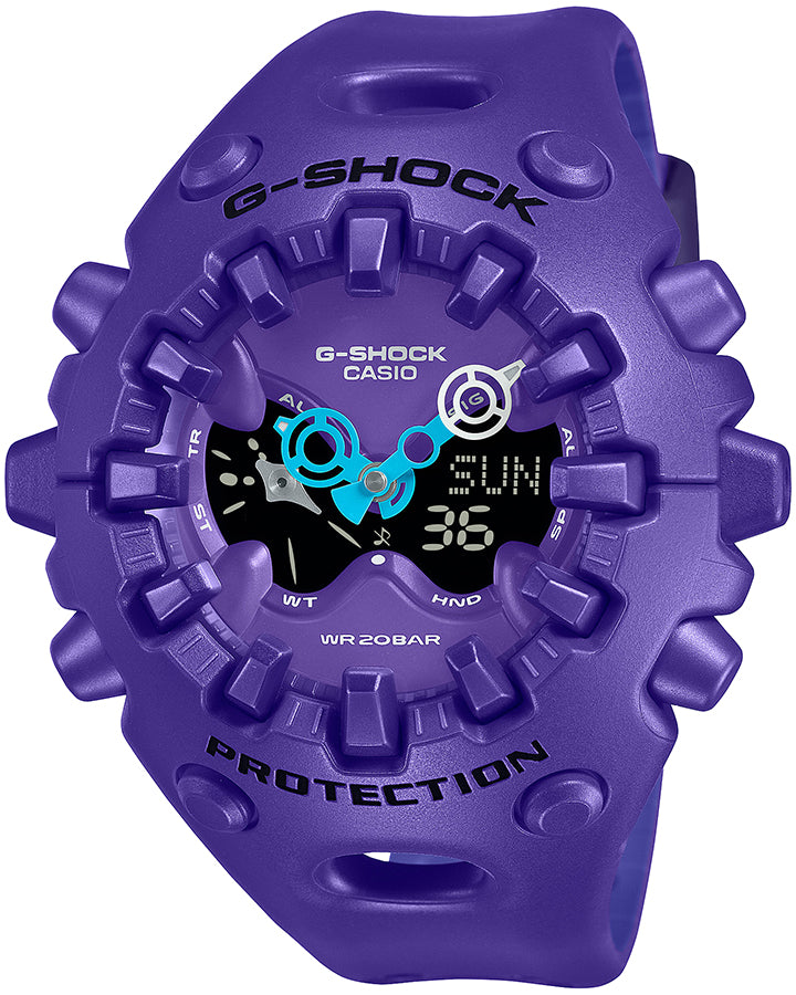 CASIO G-SHOCK GA-V01-2AJF Purple Quartz Analog-Digital Men's Watch