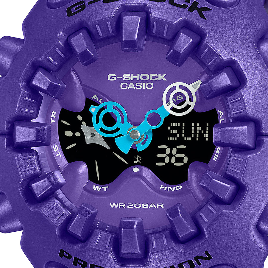 CASIO G-SHOCK GA-V01-2AJF Purple Quartz Analog-Digital Men's Watch
