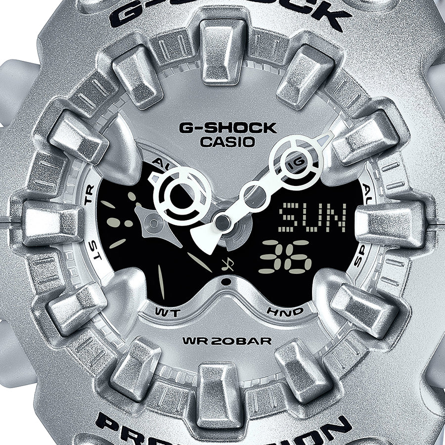 CASIO G-SHOCK GA-V01A-8AJF Silver Quartz Analog-Digital Men's Watch
