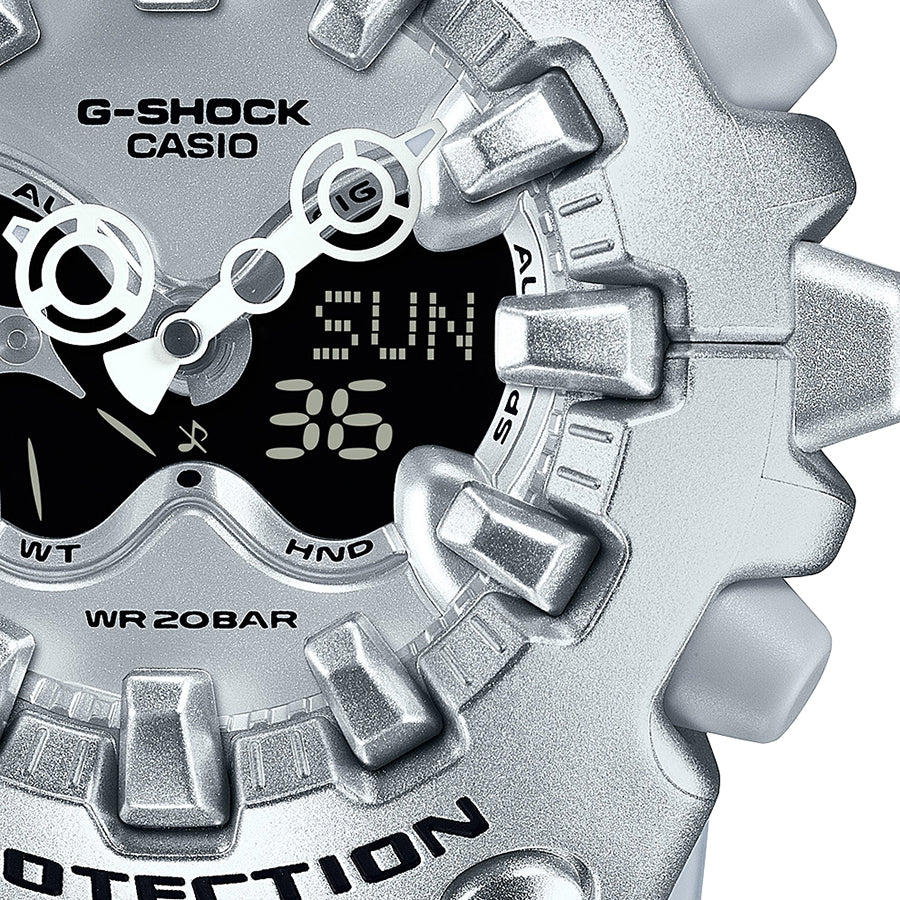 CASIO G-SHOCK GA-V01A-8AJF Silver Quartz Analog-Digital Men's Watch