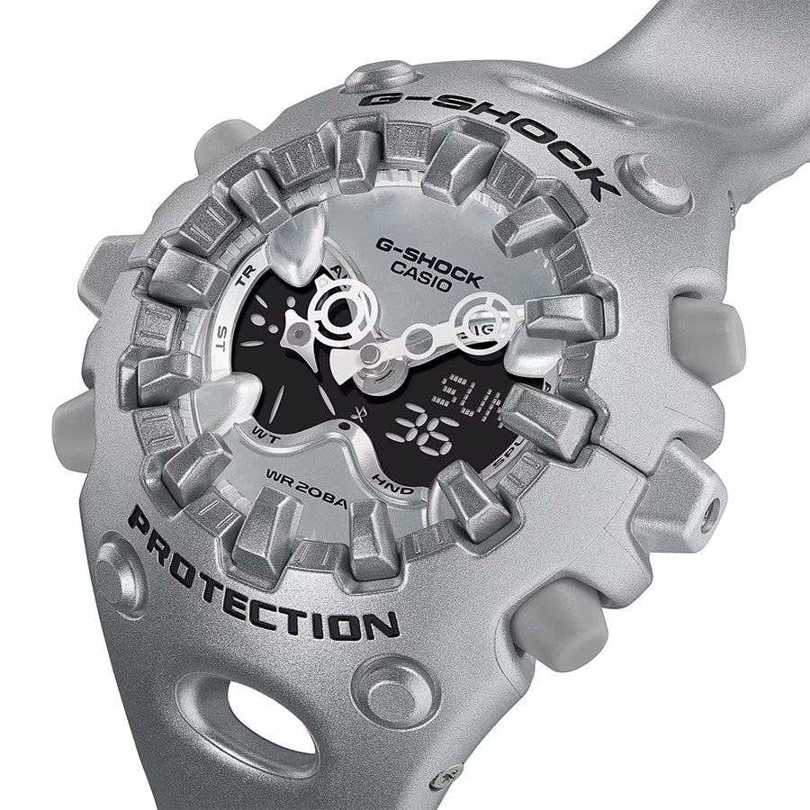 CASIO G-SHOCK GA-V01A-8AJF Silver Quartz Analog-Digital Men's Watch