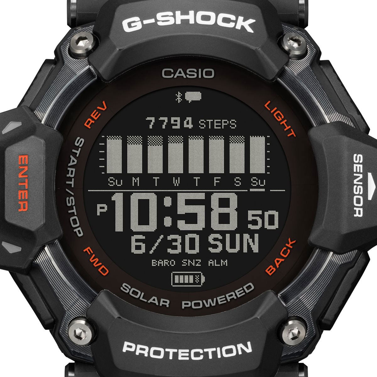 CASIO G-SHOCK GBD-H2000-1AJR Black G-SQUAD Sport Men's Watch