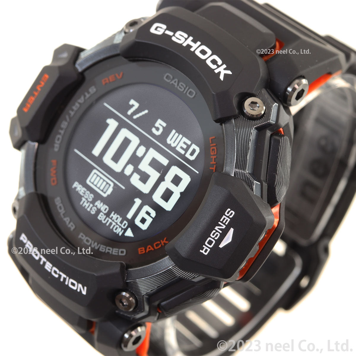 CASIO G-SHOCK GBD-H2000-1AJR Black G-SQUAD Sport Men's Watch
