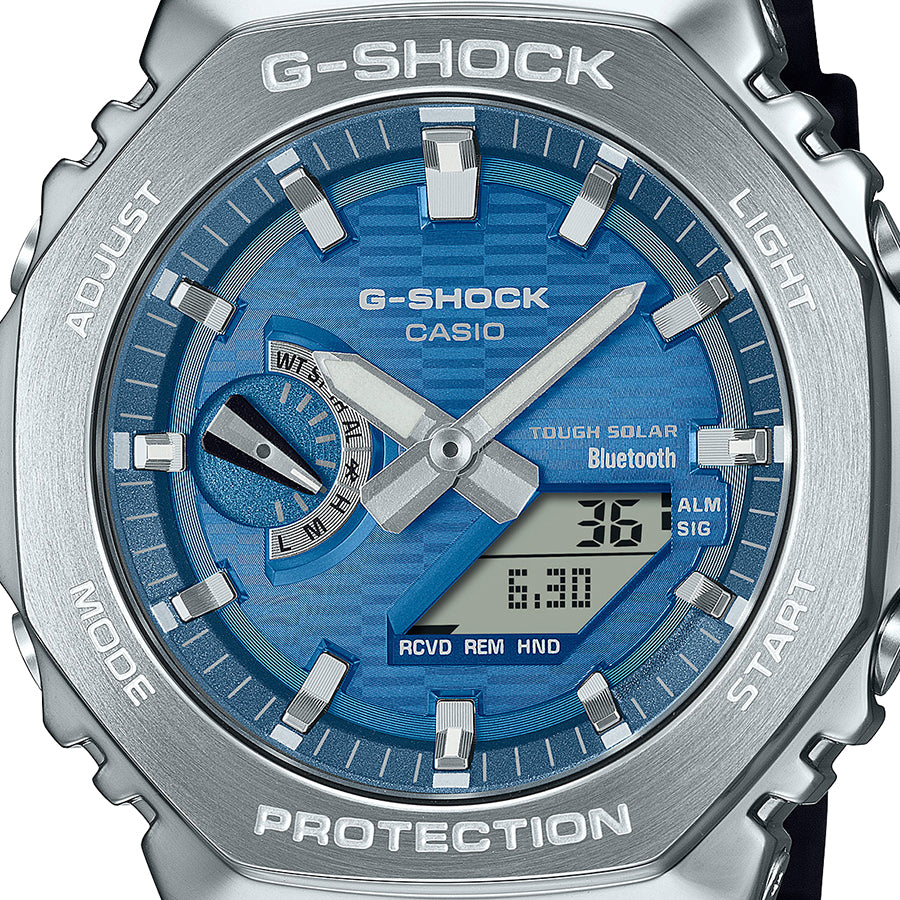 G-SHOCK G-SHOCK Bluetooth CASIO G-SHOCK GBM-2100A-2BJF Blue Solar Bluetooth Men's Watch Solar quartz