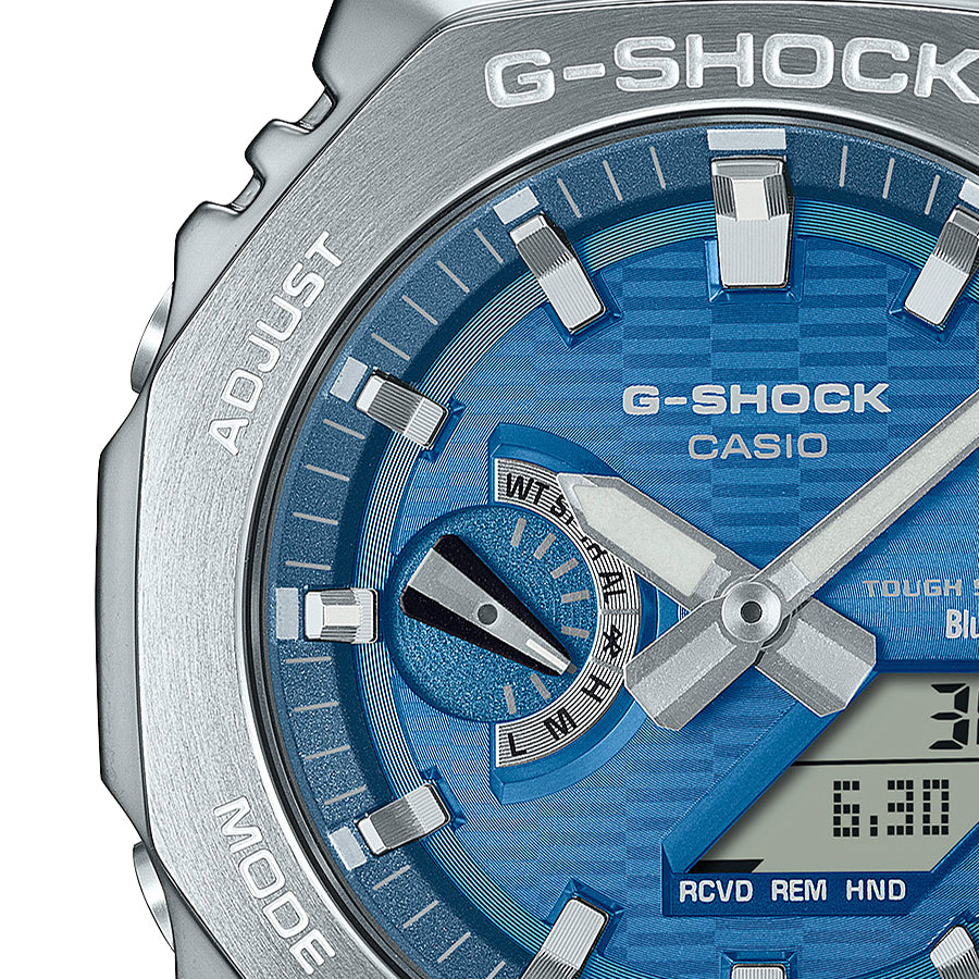 G-SHOCK G-SHOCK Bluetooth CASIO G-SHOCK GBM-2100A-2BJF Blue Solar Bluetooth Men's Watch Solar quartz