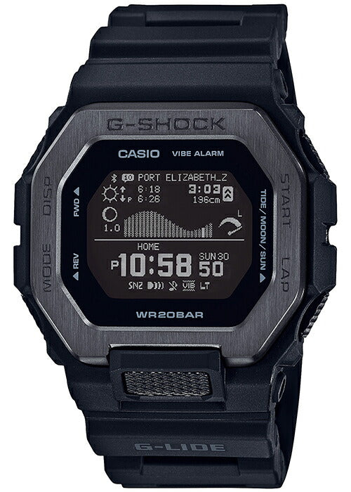 CASIO G-Shock G-Lide GBX-100NS-1JF Moon Tide Data Black Men's Watch