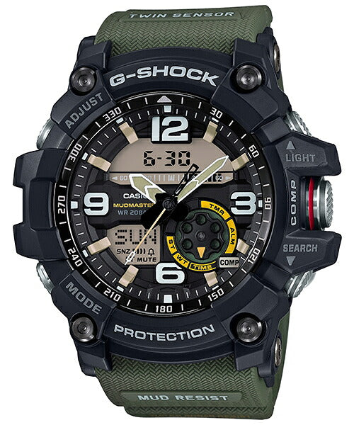 G-SHOCK MUDMASTER GG-1000-1A3JF Black Green Twin Sensor Men's Watch product image