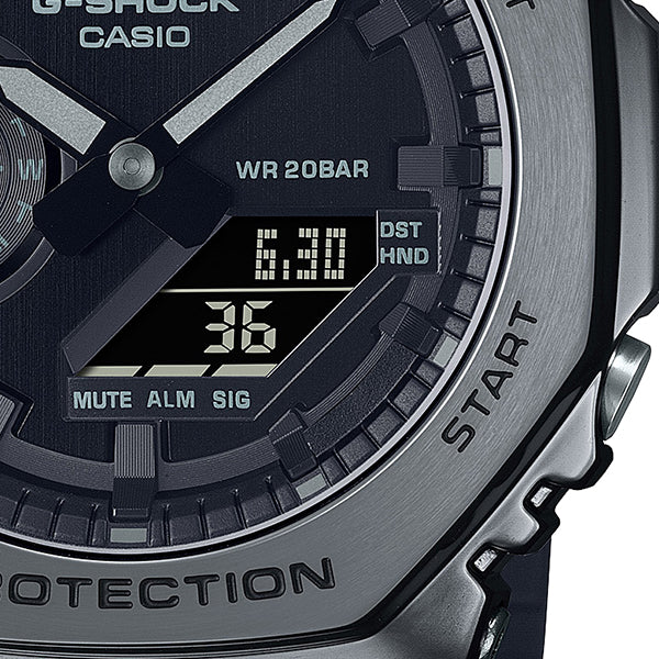 CASIO G-SHOCK GM-2100BB-1AJF Black Blackout Metal Men's Watch