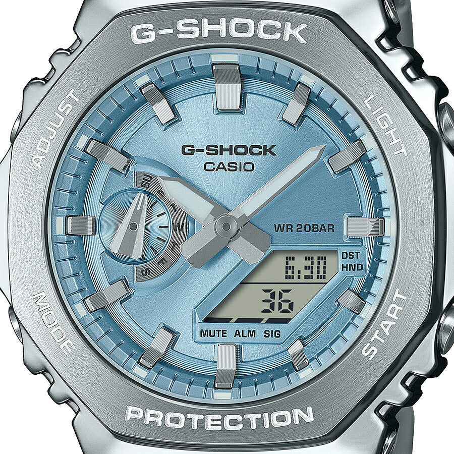 CASIO G-SHOCK GM-2110D-2AJF Blue Stainless Steel Men's Watch